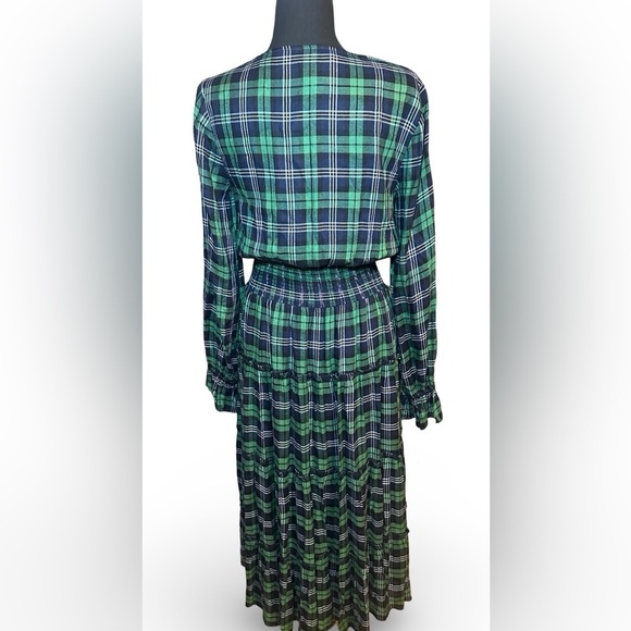 Sail to Sable smocked waist plaid dress size S - Picture 5 of 7